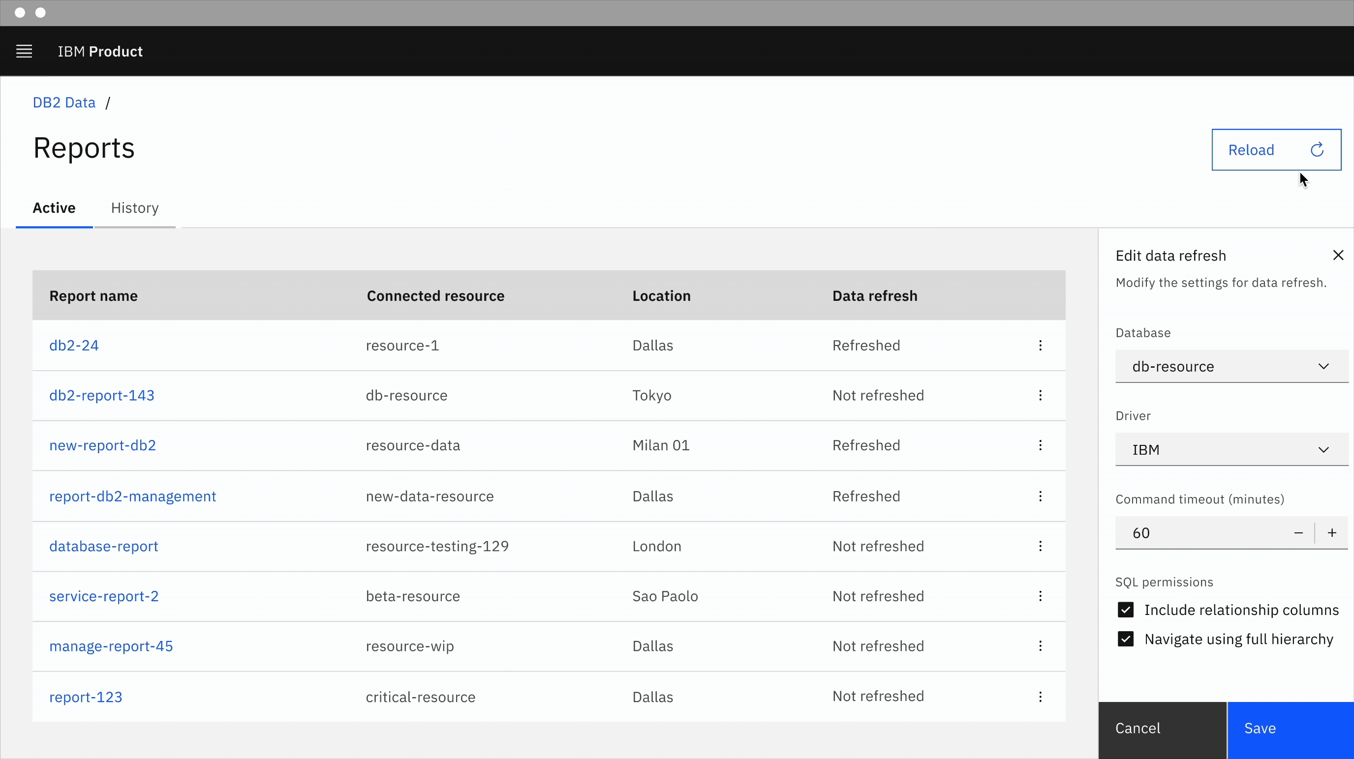 Example of the large loading component in a UI