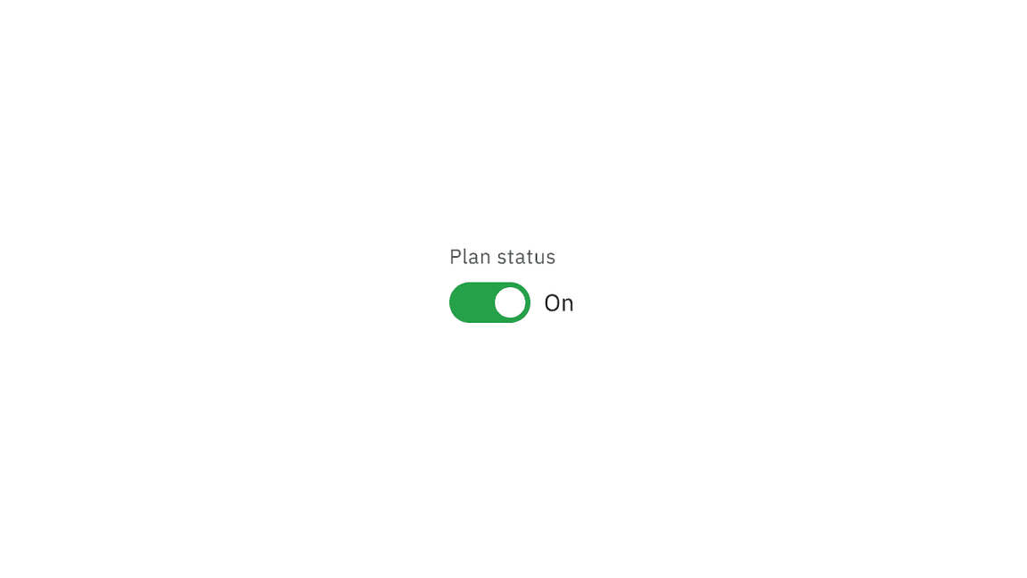 Toggle with feature flag enabled
