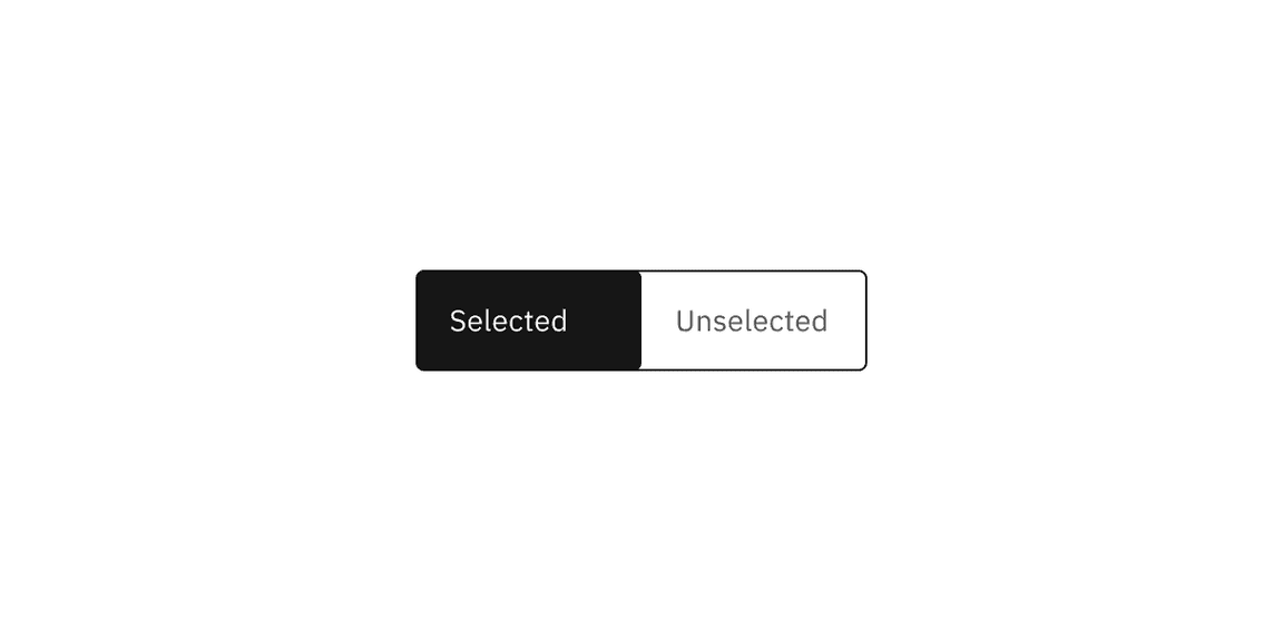 Example of default content switcher high contrast color