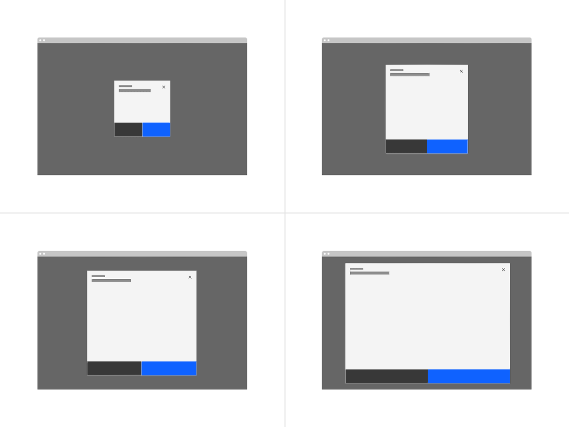 Modal max heights