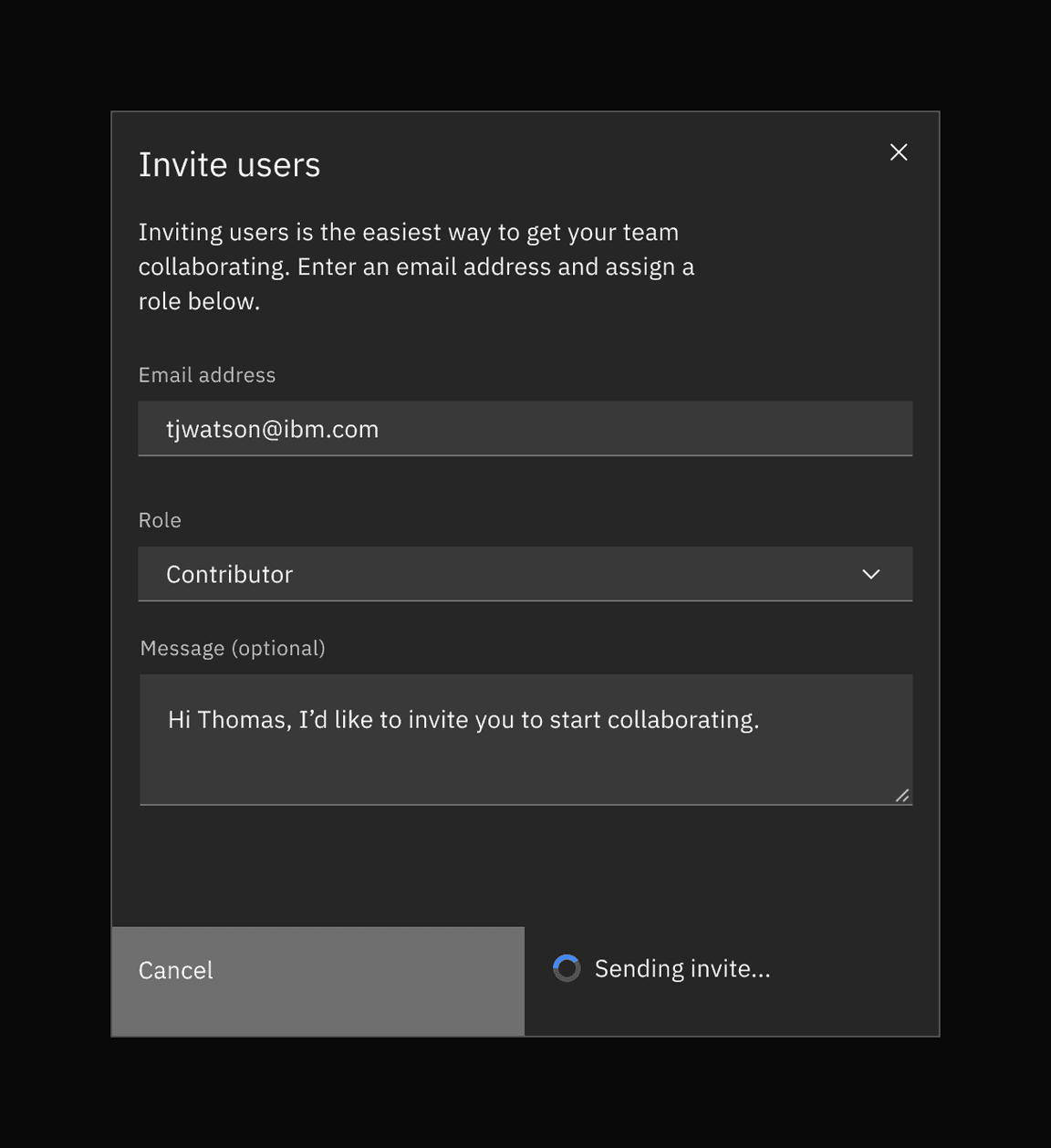 loading example